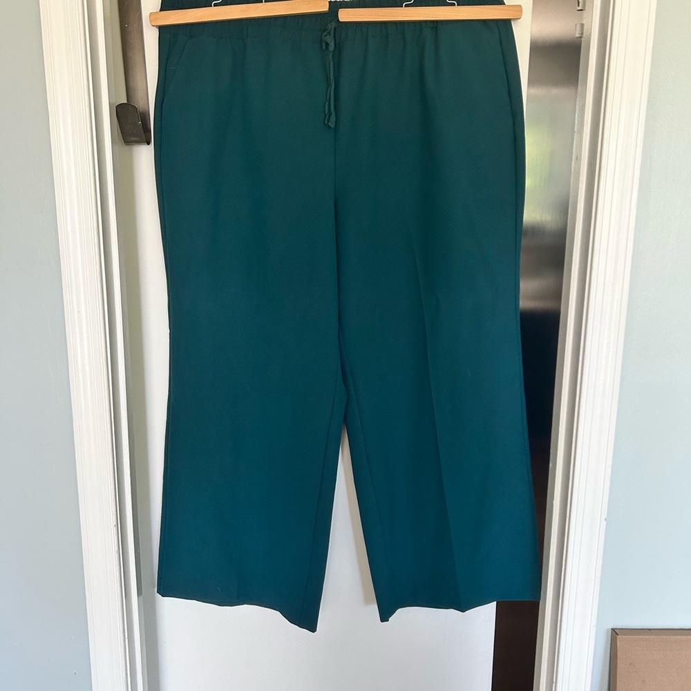 Lane Bryant Teal Wide Leg Pants